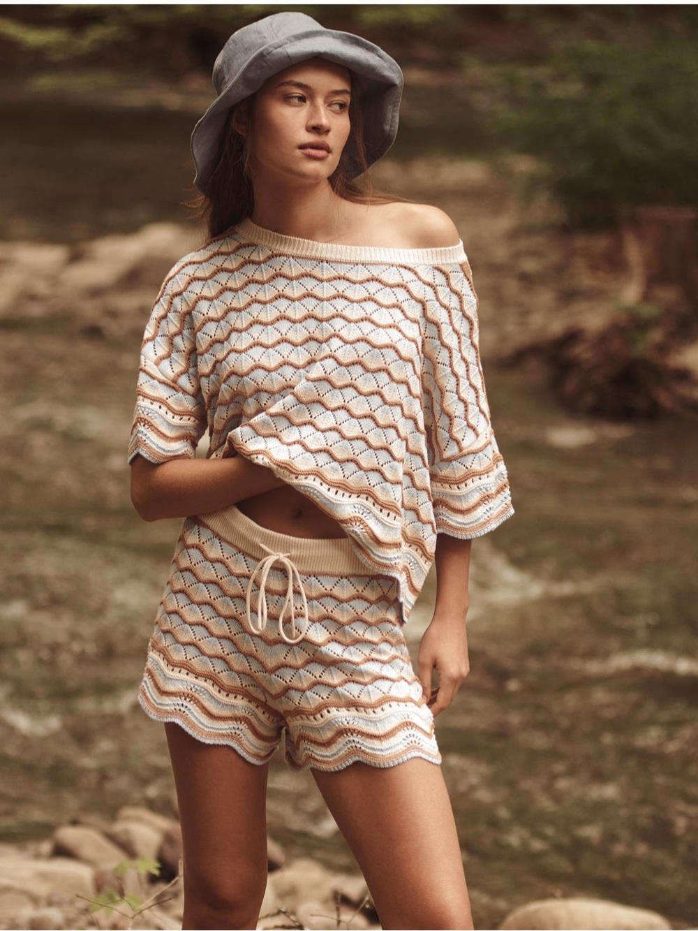 NWT LSpace Sunchaser Crochet Top